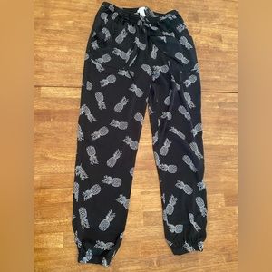 Forever 21 Palm Tree drawstring joggers